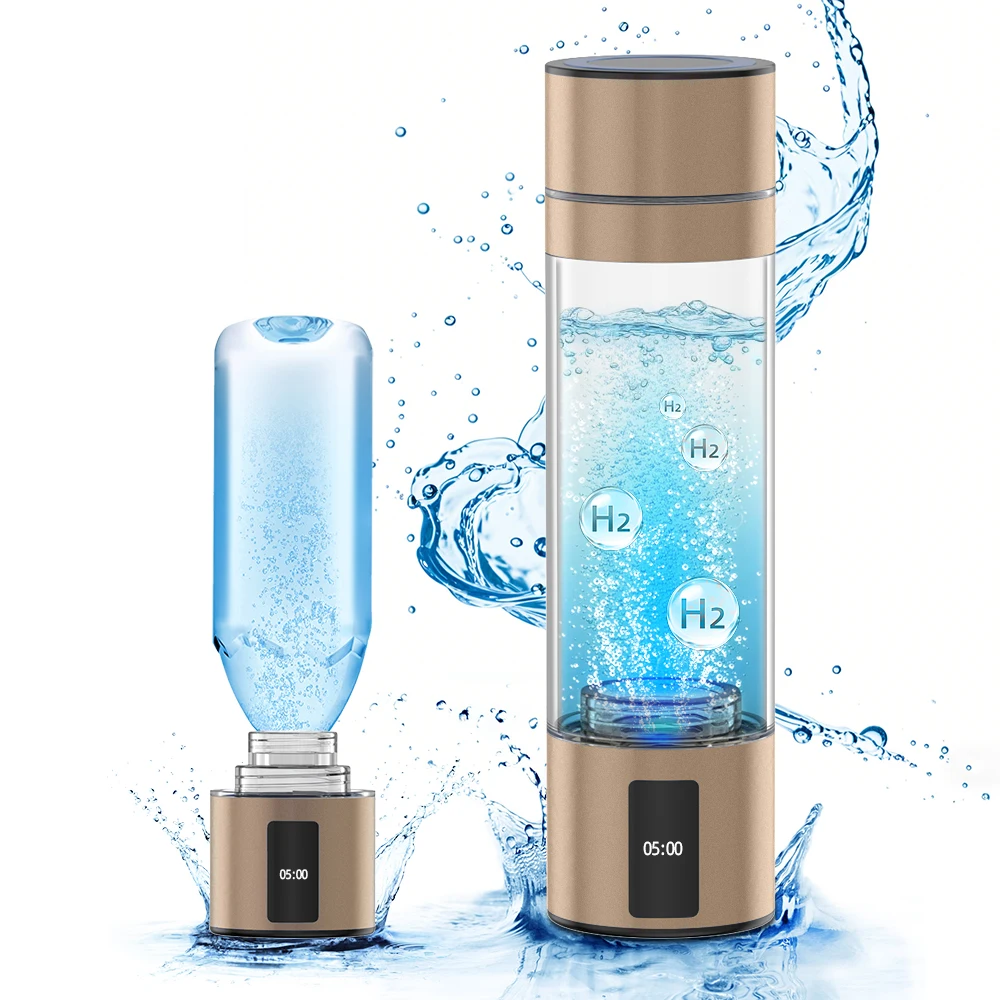 

5/10 Min hydroge Producing Water Bottle Portable hydroge Water Bottle Generator 4500ppb hydroge Water Bottle with Inhaler