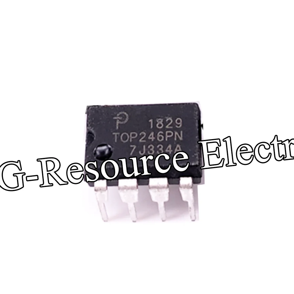 (10pcs) TOP246PN DIP-7 TOP246 TOPSwitch-GX Family Extended Power Integrated Off-line Switcher for Electronics