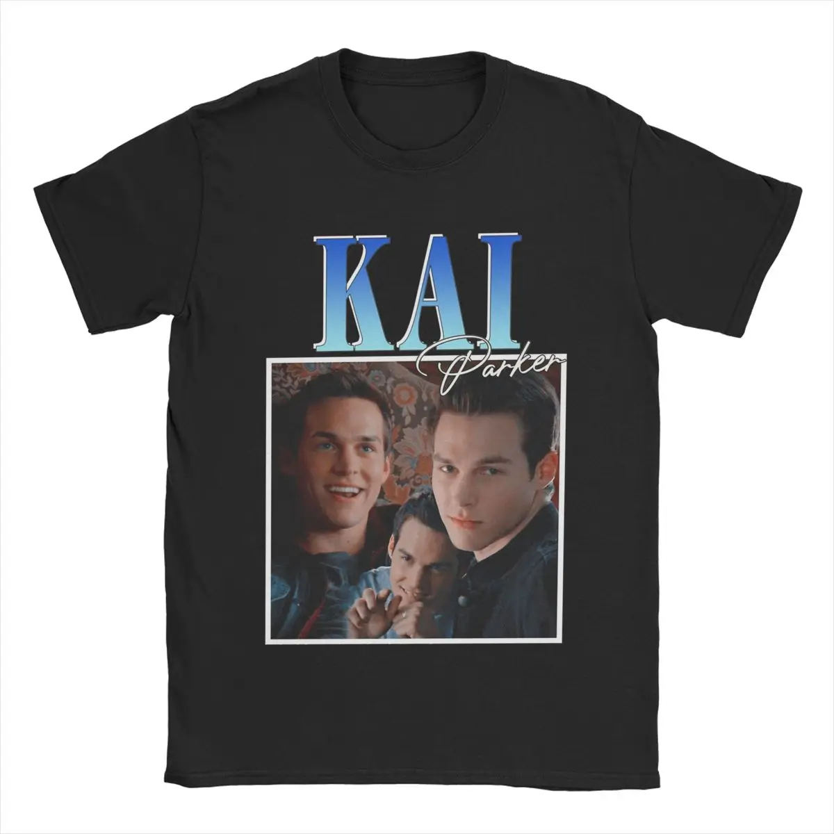 Mannen T-Shirts Kai Parker De Vampier Dagboeken Grappige 100% Katoenen T-Shirts Korte Mouw Shirts Ronde Hals Kleding Zomer