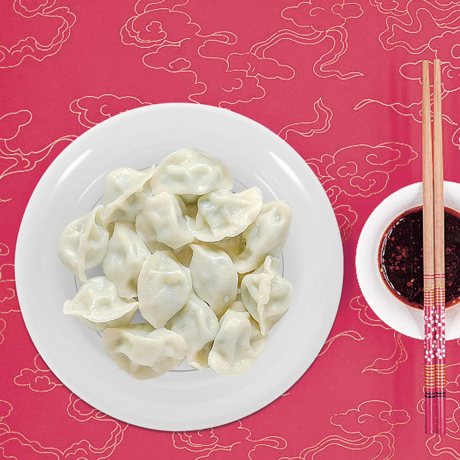 

1Pcs Melamine Dumpling Plate Double-Layer Draining Design for Home Kitchen Restaurant Multipurpose Use Dumpling Steaming Plate