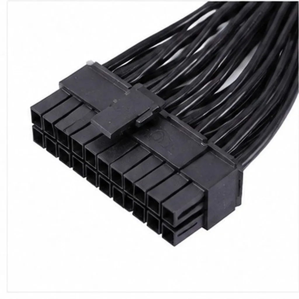 Atx Extension Cable Male to Female Motherboard Power Supply Cord High Durability PVC Copper Internal Pc Power Extension