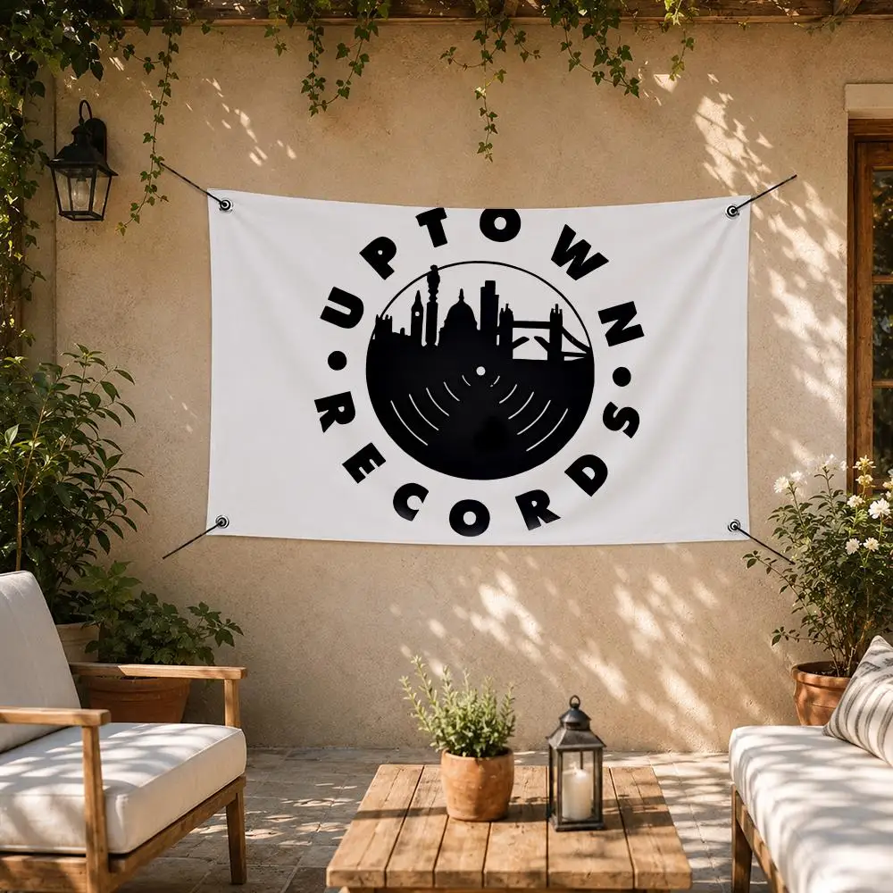 Pop Brand Roc-A-Fella Records Flags Room Bedroom Home Outdoor Wall Hanging Concert Printed Background Decoration Art Banne