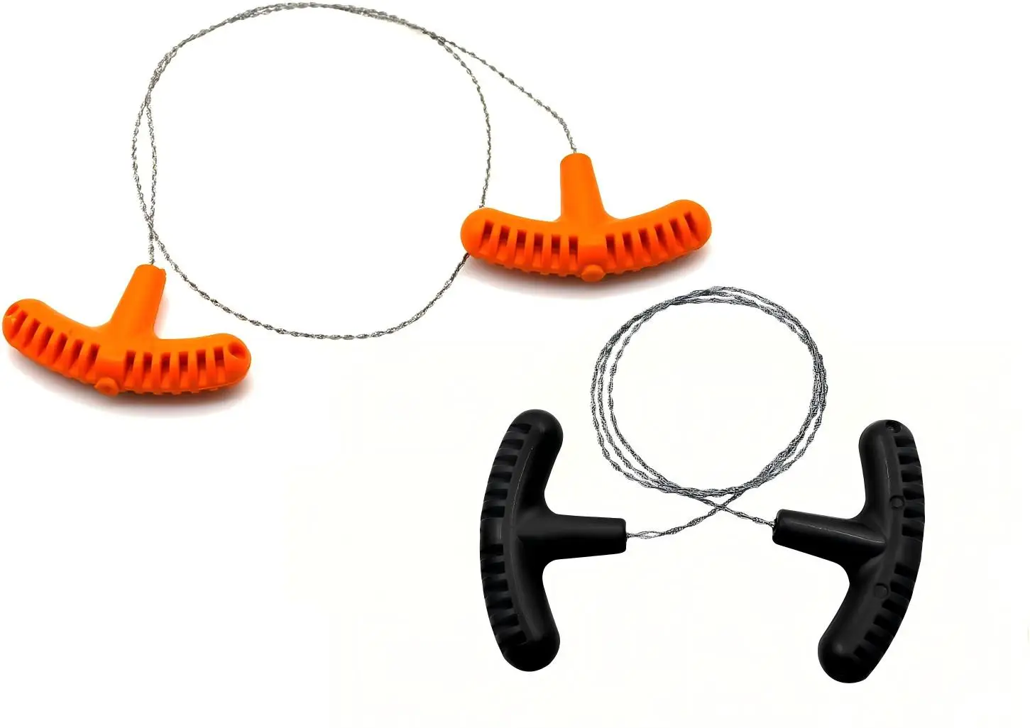 

High-quality Multi-purpose Mini Pocket Wire Saw Stainless Steel Wire Saw Orange Outdoor Camping Emergency Survival Gear Tools