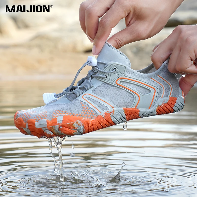 

Breathable Wading Sneakers Men Women Quick Dry Beach Aqua Shoes Barefoot Water Sports Shoes Anti-slip Surfing Fishing Shoes