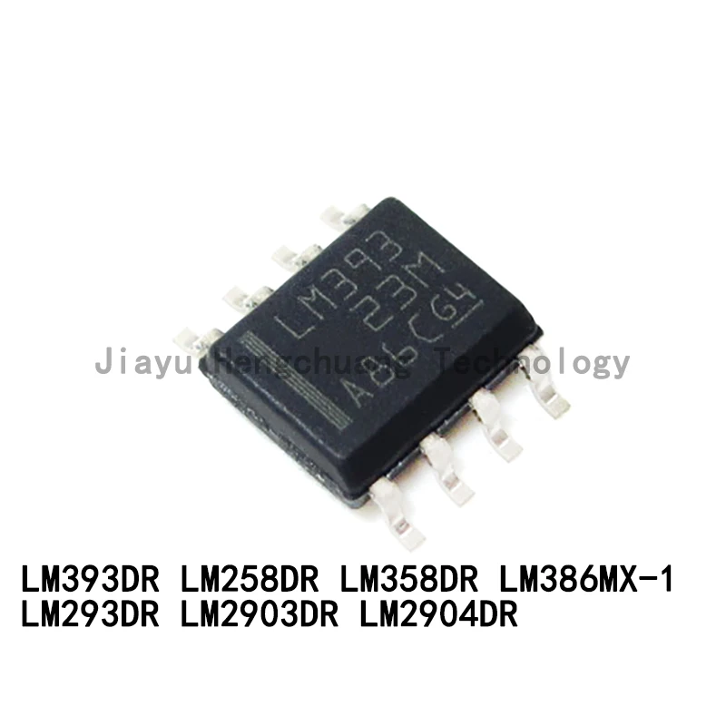 LM393DR LM293DR10PCS LM258DR LM358DR LM386MX-1 LM2903DR LM2904DR Chip de circuito integrado SOP-8
