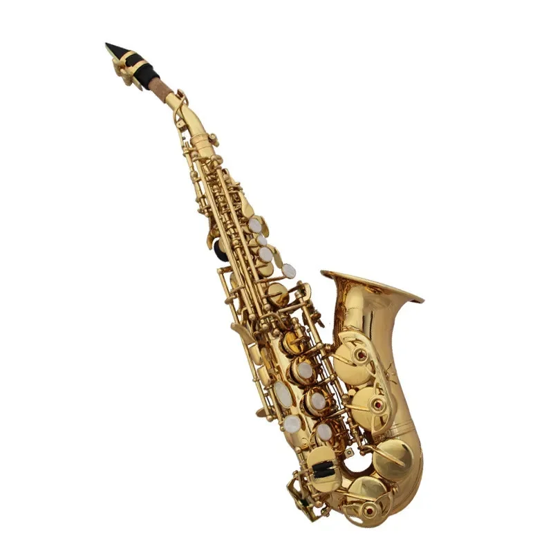 B-flat Children's Elbow Treble Saxophone Electrophoresis Gold Adult ElbowfSmall Saxophone Instrument