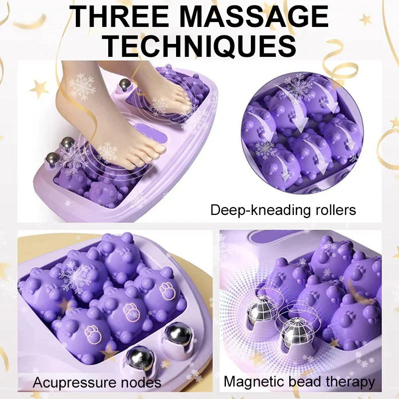 

Portable Dual Foot Massage Roller Cat Claw Foot Therapy Foot Massage Instrument Relaxation Point Stimulation Magnetic Roller