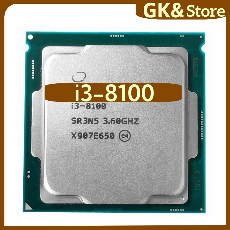 Core i3-8100 i3 8100 CPU de cuatro núcleos y cuatro hilos a 3,6 GHz 6M 85W LGA 1151