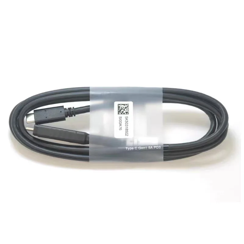 Original 1.8m USBC to USBC Thunderbolt Cable for 100W 20V5A 20Gbps 8K 4K Video Output for MacBook Dell XPS Latitude Monitor