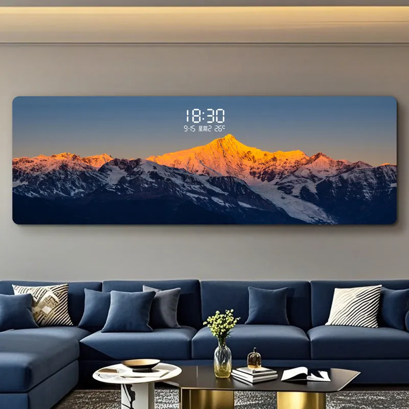 Reloj de Pared Moderno para Dormitorios, Reloj de Gran Tamaño para Sala de Estar de Lujo, Reloj de Pared Creativo para Restaurante, Reloj de Pared de Diseño para el Hogar