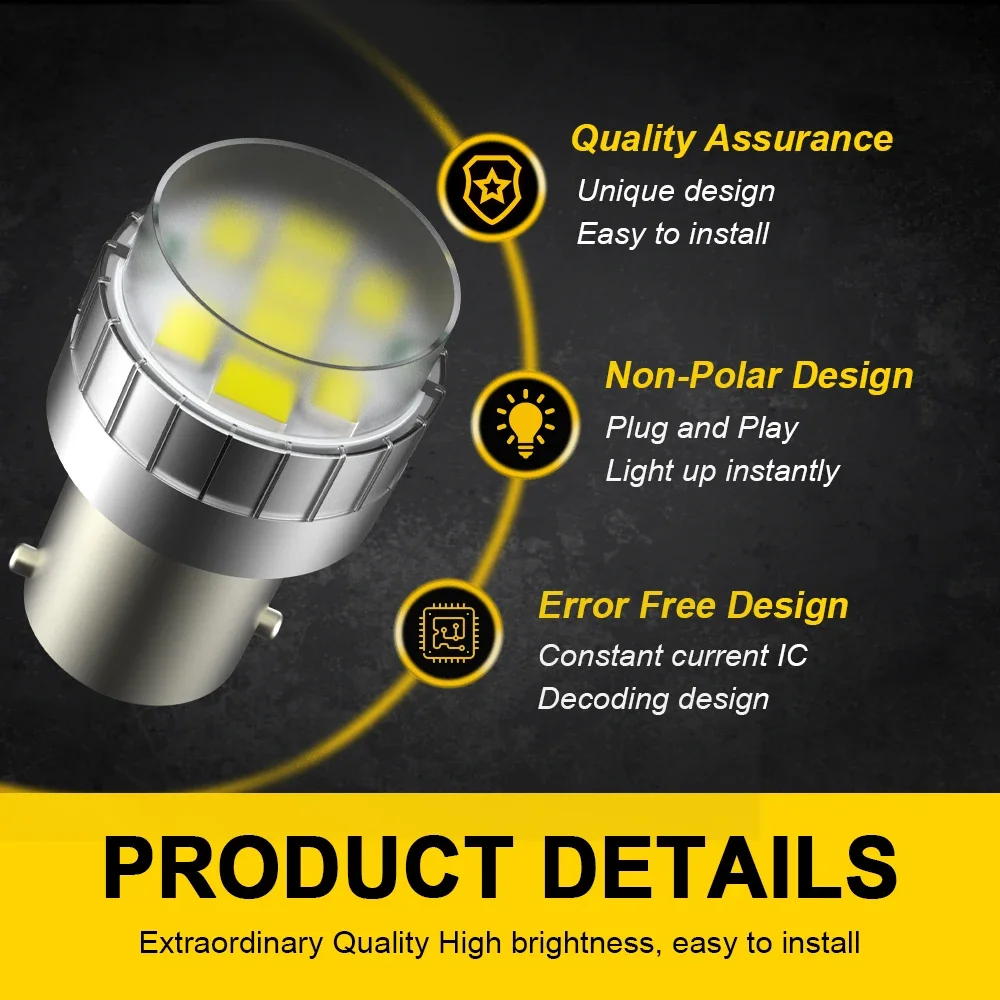 1156 BA15S P21W LED Canbus T20 W21/5W 7443 DRL P21/5W Bay15d 3157 W16W W5W W21W Światło cofania Stop Sygnałowy do Audi Jeep Mazda — zdjęcie 3