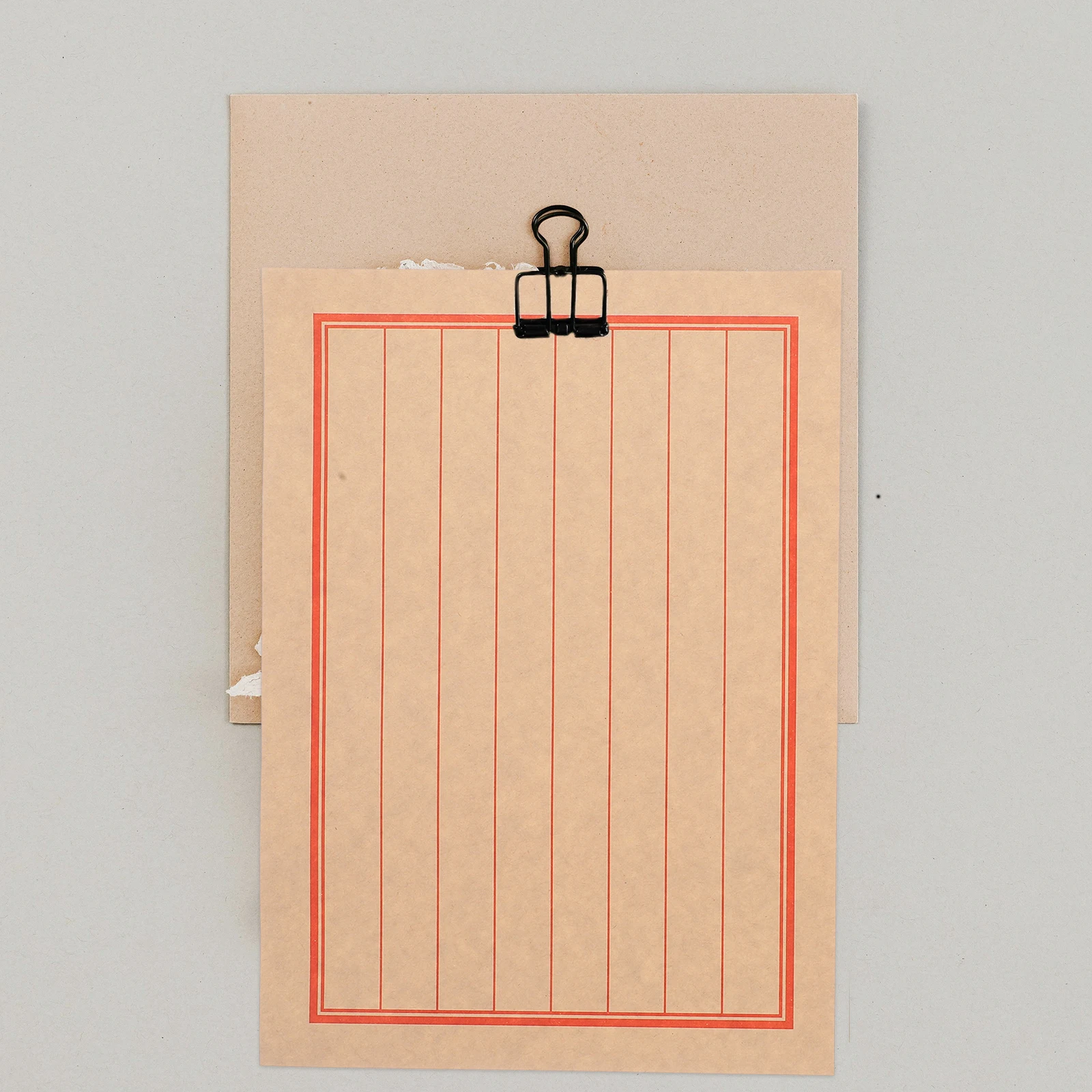 

44 Pcs Self-adhesive Retro Envelope Letter Paper Set Kraft Business Size Envelopes