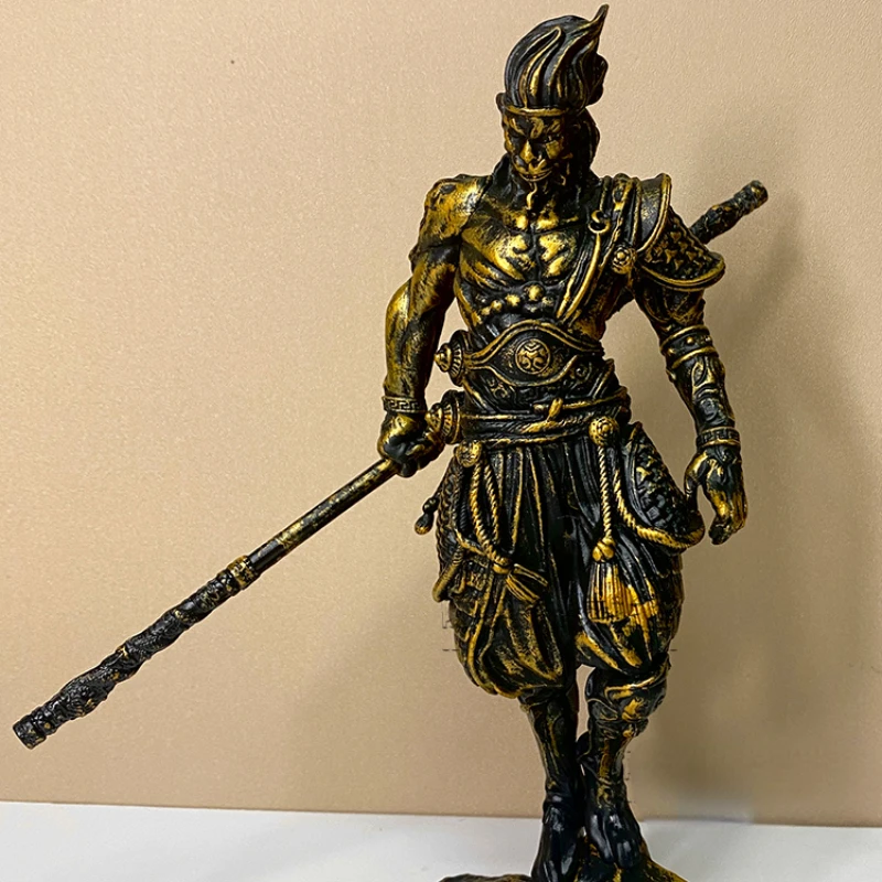 Black Myth：Wukong Action Figures Sun Wukong Black Monkey Golden Cudgel Model Toy Collection Desktop Ornament Birthday Gifts