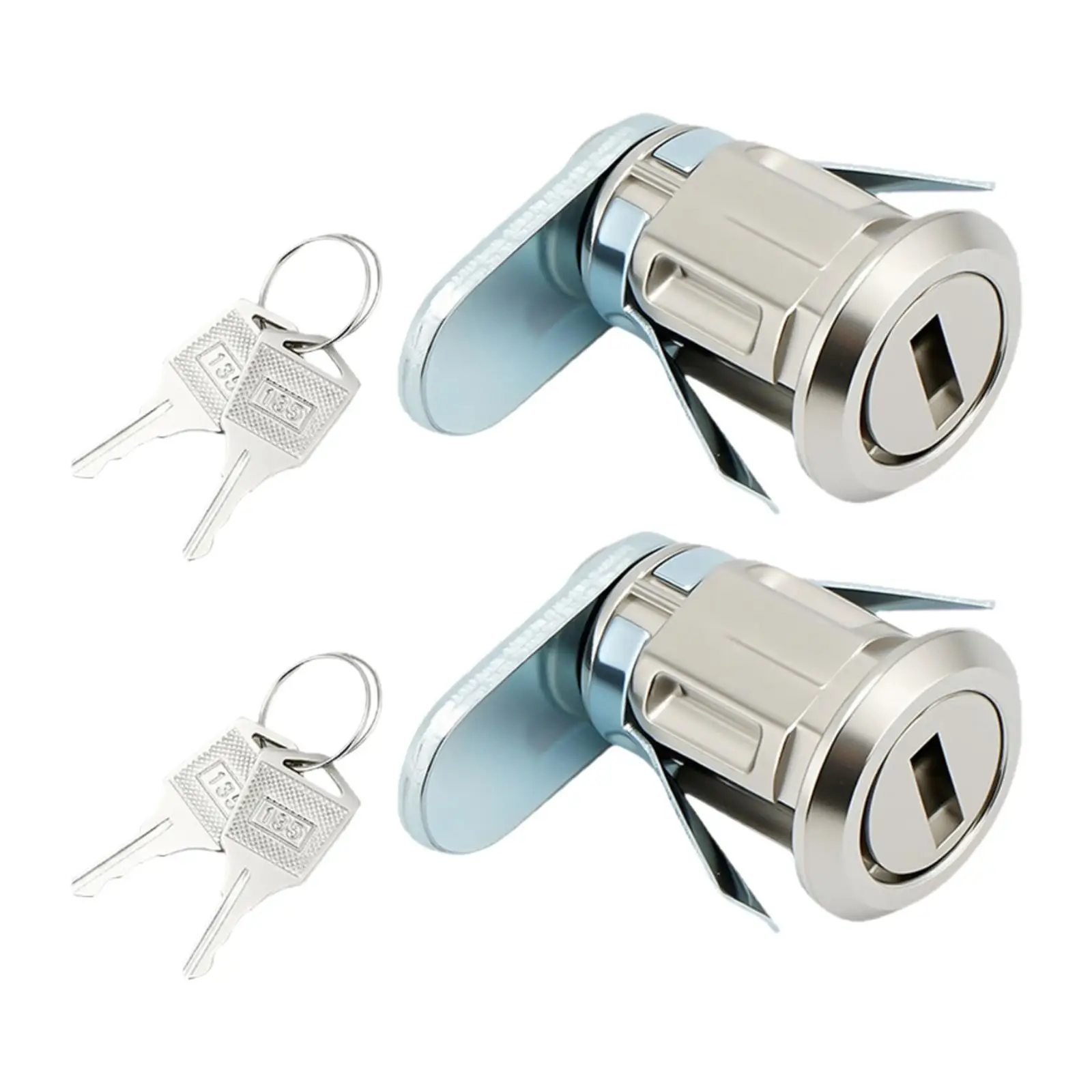 Serrature a camma da 2 pezzi Serrature per scatole di file Serratura a palo di ricarica per porte di accesso con coperchi di pozzo