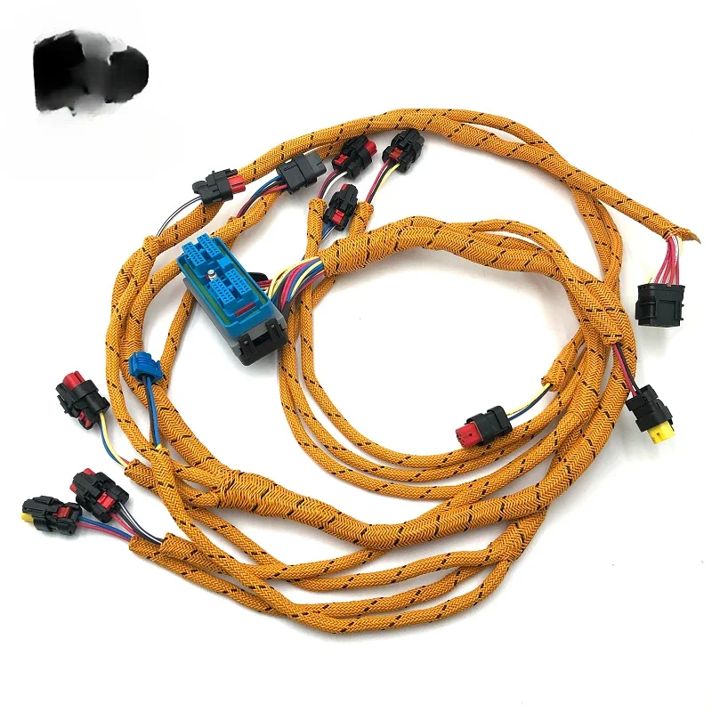 Excavator Cat 320D engine fuel injector harness C6.4 2964617 engine internal wiring harness fuel injector plug