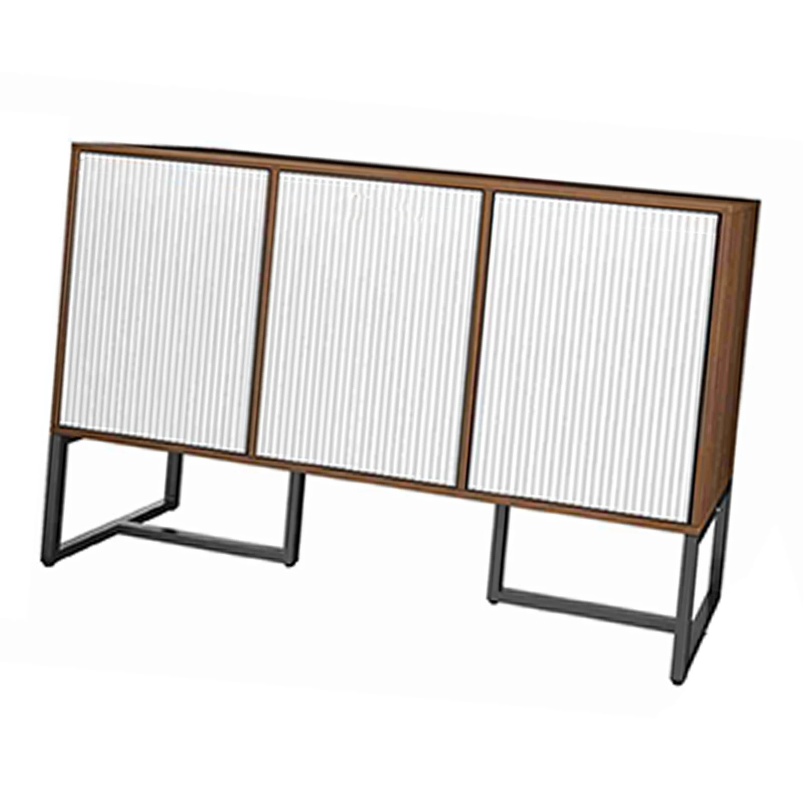 Kitchen Sideboard with Storage 3 Door Sideboard Buffet Kitchen Storage Cabinet for Kitchen Living Room Entryway Dining Room