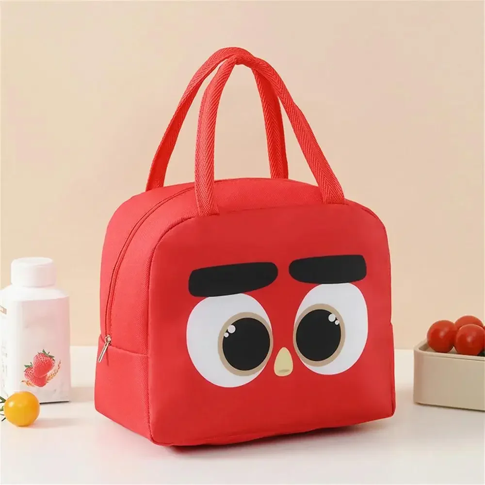 1pc Lunch Bag, Portable Cute Cartoon Pattern Thermal Bento Bag, Reusable Thickened Insulation Lunch Bag