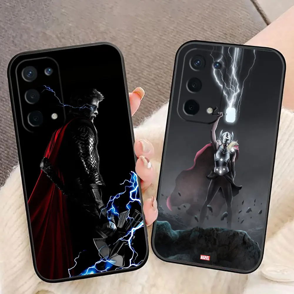 Marvel Thor The Hulk Cover Phone Case For OPPO Realme 13 12 11 10 9 9i 8 8i 7 7i 6 5 3 Pro Plus TPU Case Funda Coque Shell Capa