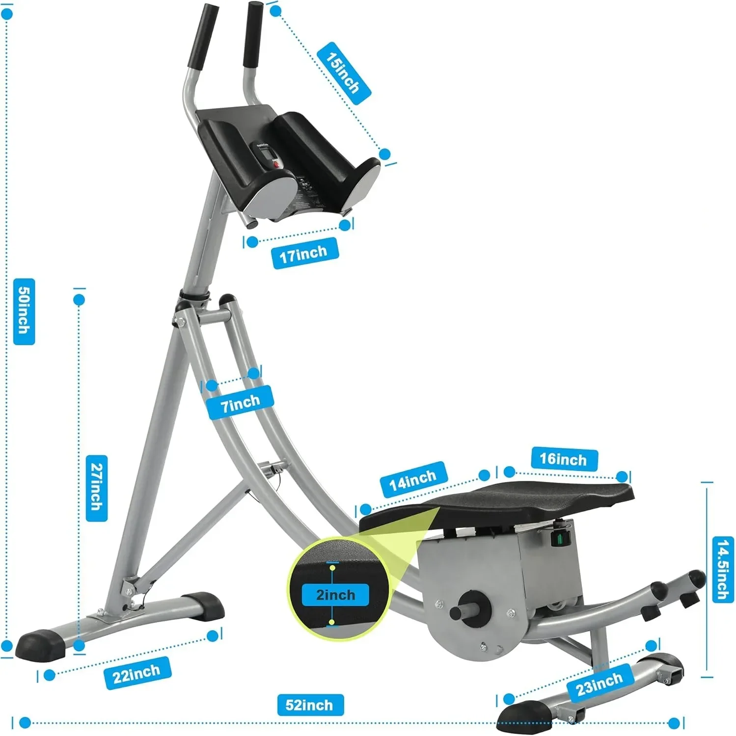 2026 Side Shaper Rocker Abdominal Coaster Machine Home Gym Training Equipment