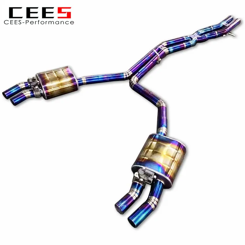 

CEES Catback Exhaust For AUDI A8 C8 3.0T 2018-2022 Tuning Valve Muffler Performance Exhaust System Automobile Parts