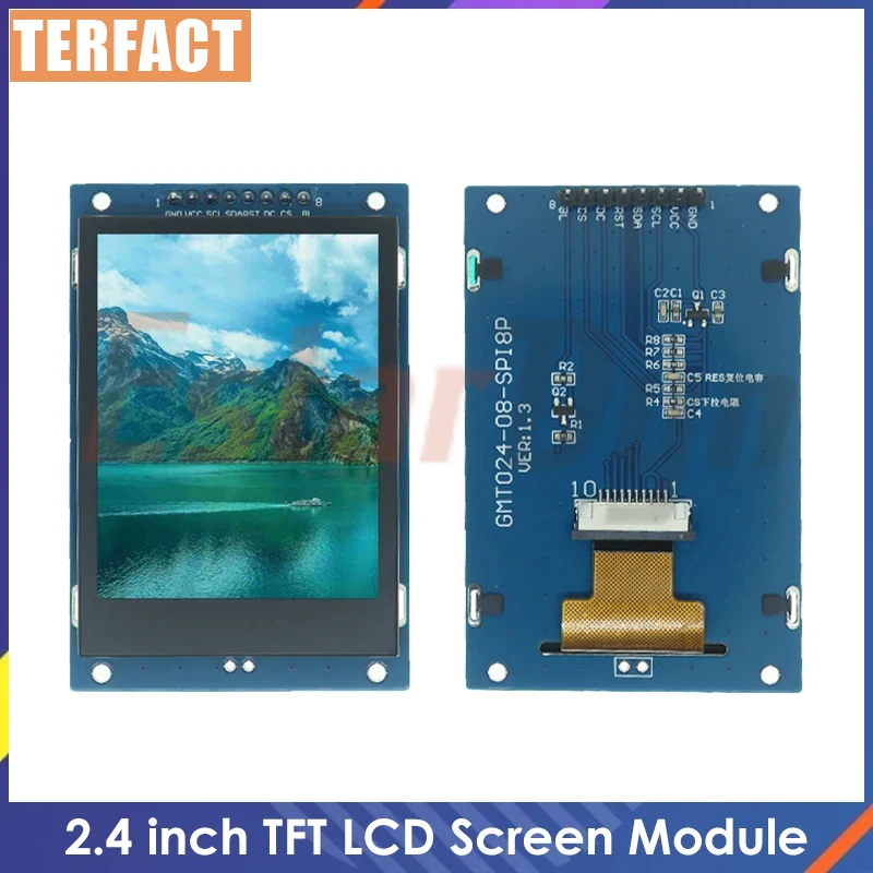 2.4 Inch TFT SPI 65K Display 240*320 Smart Display Screen 8P Drive IC ST7789 Drive IC Module