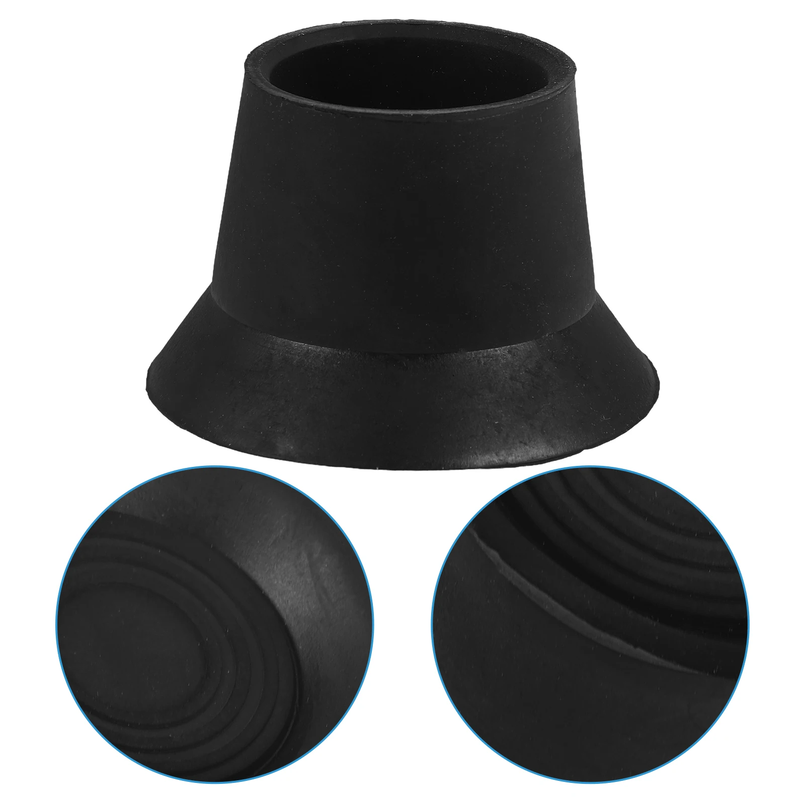 

Trampoline Foot Mat Cover Rubber Feet for Tube Set of Black Furniture Leg Protectors