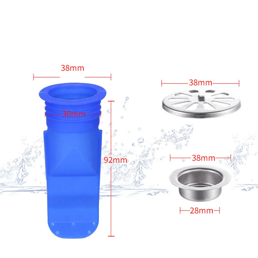 1pc シリコーン床排水シール防臭リークコア浴室トイレキッチン用熱可塑性ダイカスト消臭逆流防止