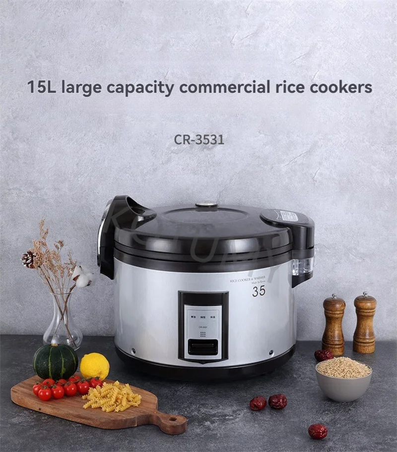 CR-3531 Large Rice Cooker Nonstick Uniform Heating Inner Pot For Big Family Gathering Rice Porridge Multiple People Home Cooking