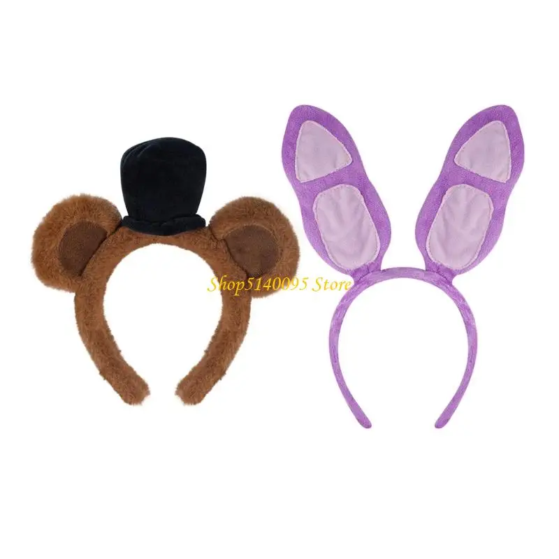 

DXAE Детские повязки на голову с ушами животных для тематических торжеств на Хэллоуин