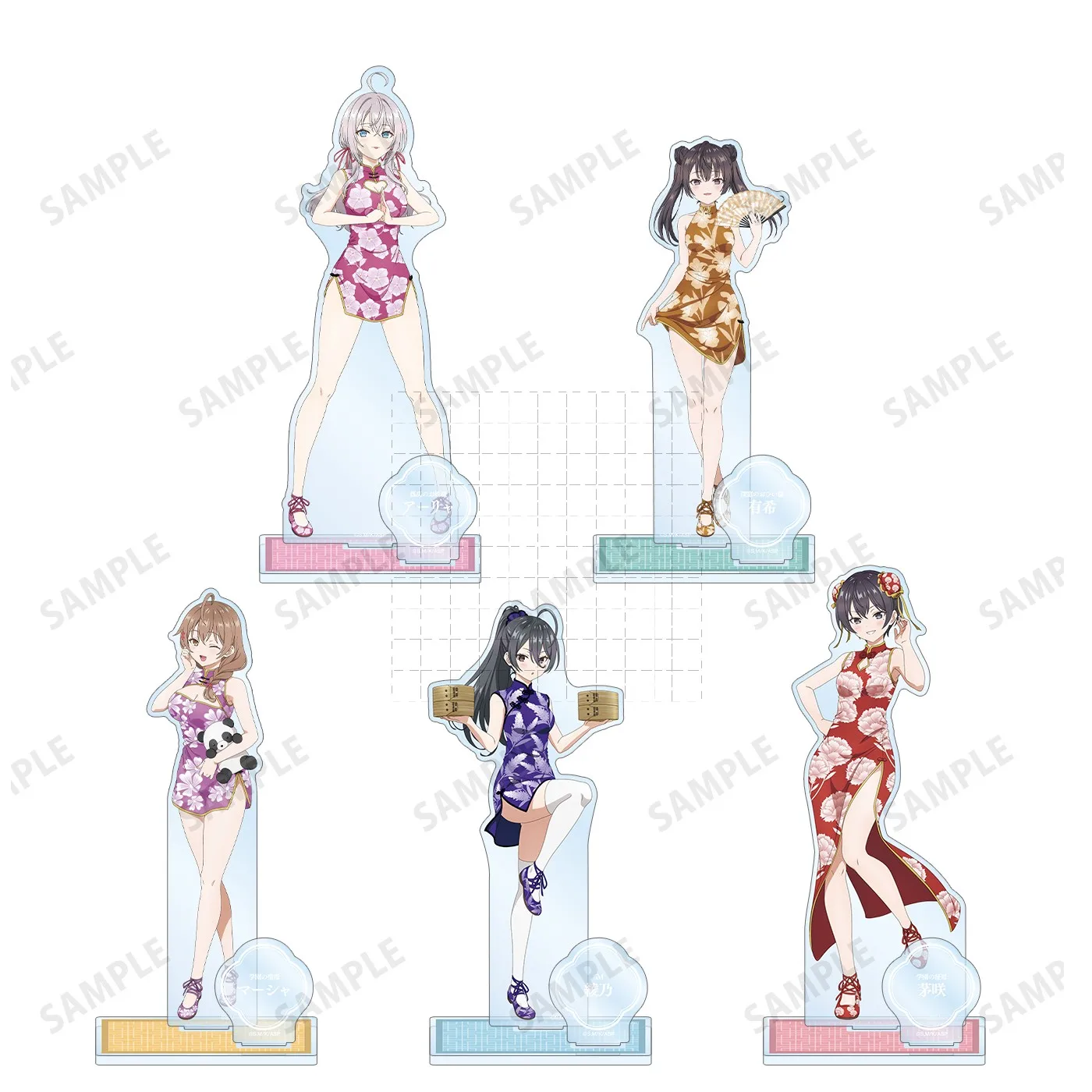 Anime Alisa Mikhailovna Kujou Yuki Suou Ayano Kimishima Chisaki Sarashina Acrylic Stand Doll Figure Model Cosplay Toy for Gift