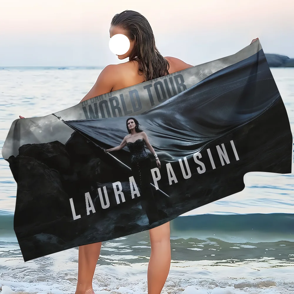 P-Pausini CANTO DELUXE Towel YO 2 Beach Bath L-Laura Quick-Drying Lightweight Portable Sauna Camping Swim Pool Travel