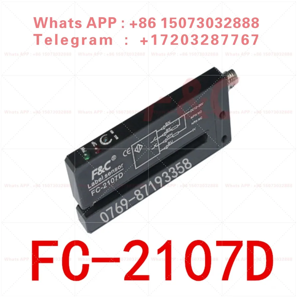 Original New Label Sensor FC-2107/FC-2107D Four Wire NPN Normally Open Normally Closed 24V