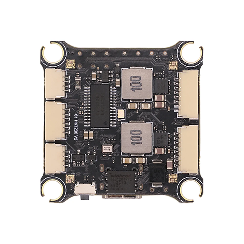 HAKRC F7230 V2 Flight Control 2S-6S Lipo Built-in Current Sensor Four Programmable LED Illusion Iights for FPV Freestyle Drones
