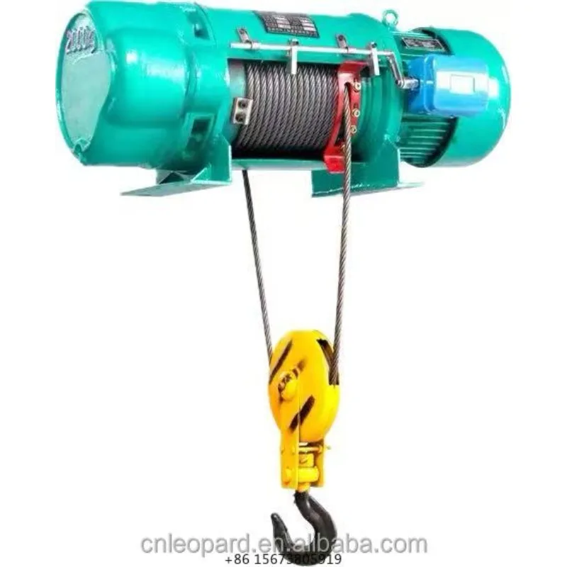 New 1-10 Ton Dual-speed Metal Wire Rope Electric Hoist Lifting Height 3-30 Meters Wireless Remote Control Lifting Equipment