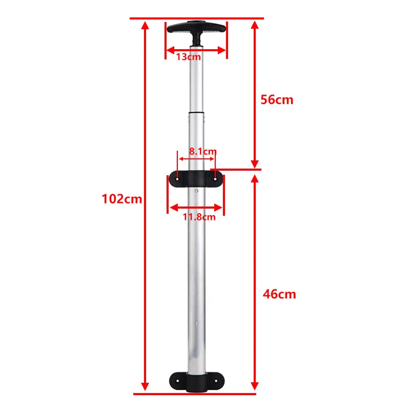 Aluminum alloy trolley luggage repair parts suitcase built-in thicker rod luggage box bearing pressure and smooth Telescopic rod