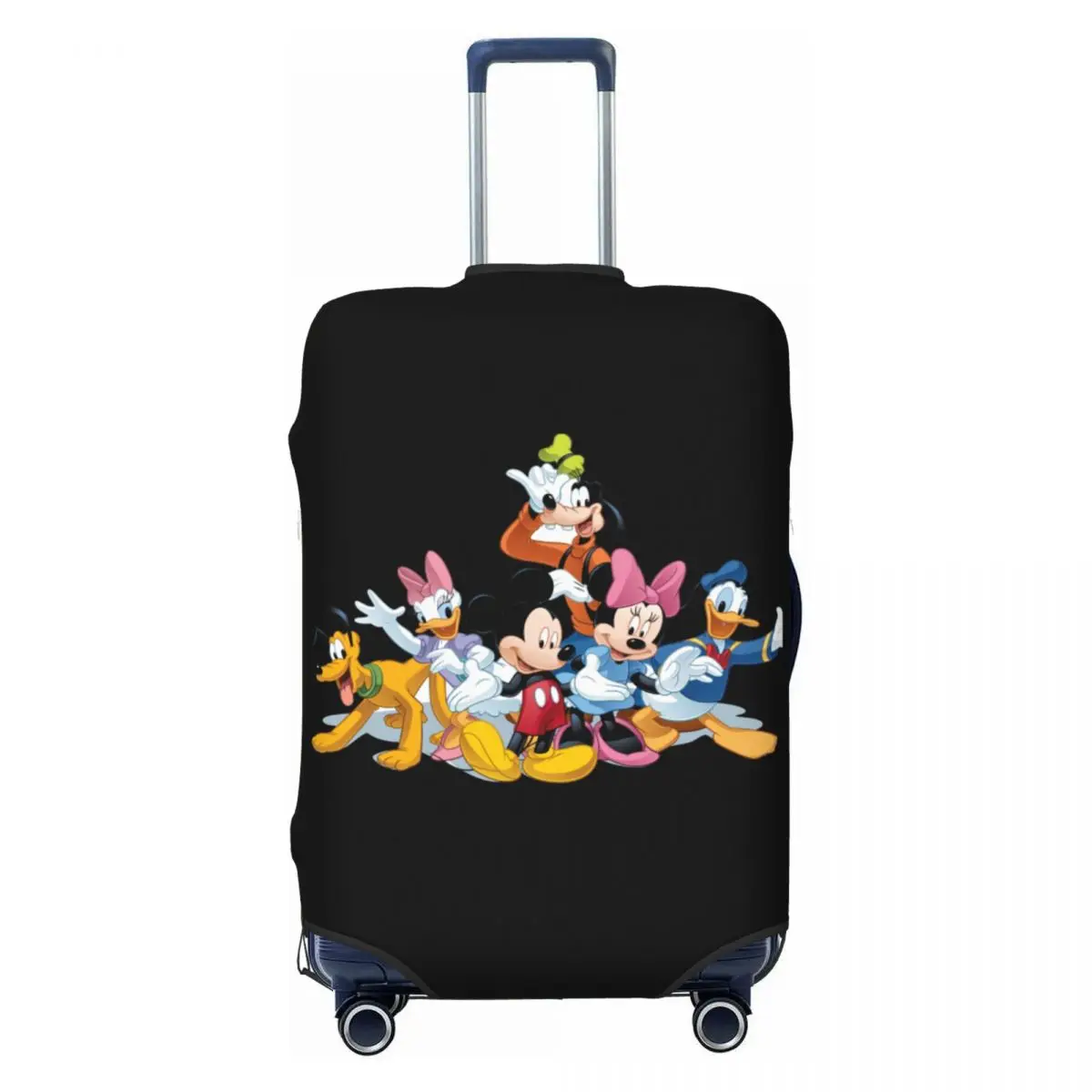 

Custom Mickey Mouse Minnie Collage Luggage Cover Fashion Suitcase Protector Covers Suit For 18-32 inch