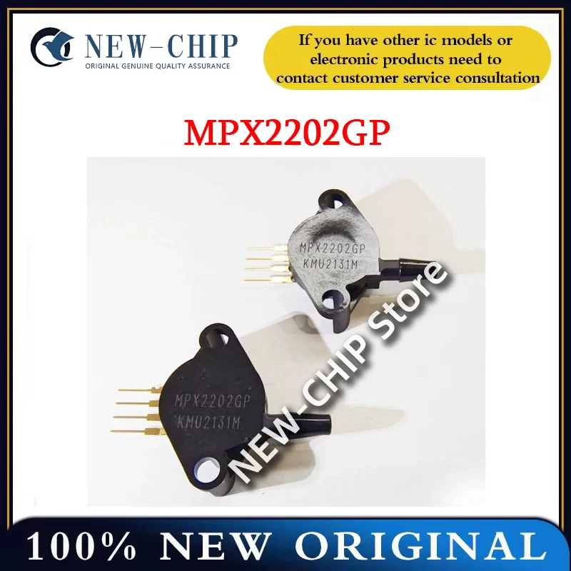 2PCS-50PCS/LOT  MPX2202GP 200kpa pressure gauge sensor SIP-4  NEW ORIGINAL MPX2202