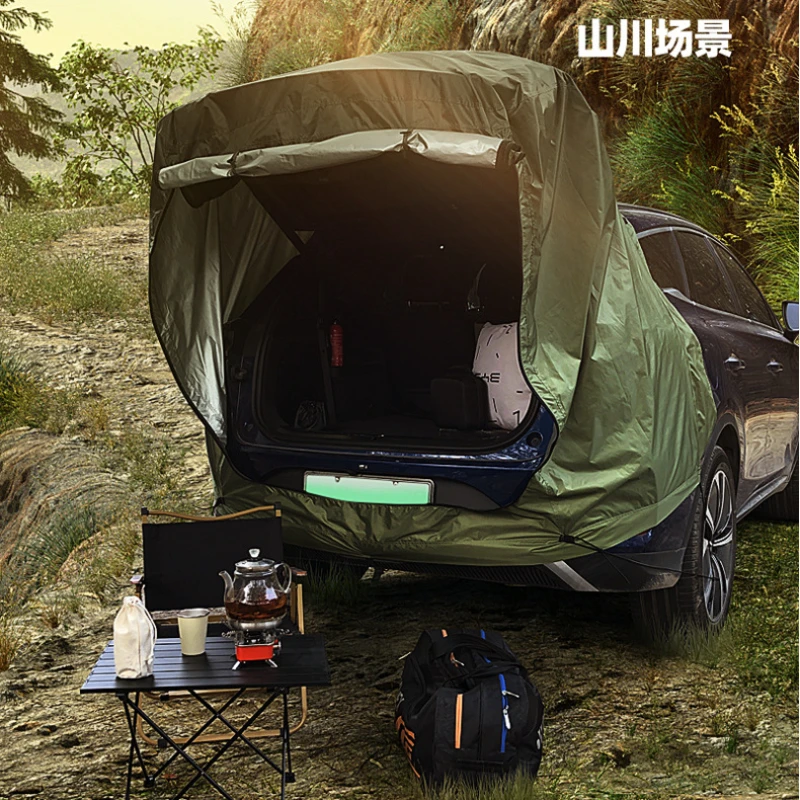 

Spot Outdoor Car Tail Tent Camping Camping Canopy Roof Extension Tent Sun Protection Sun Protection and Rainwater Protection