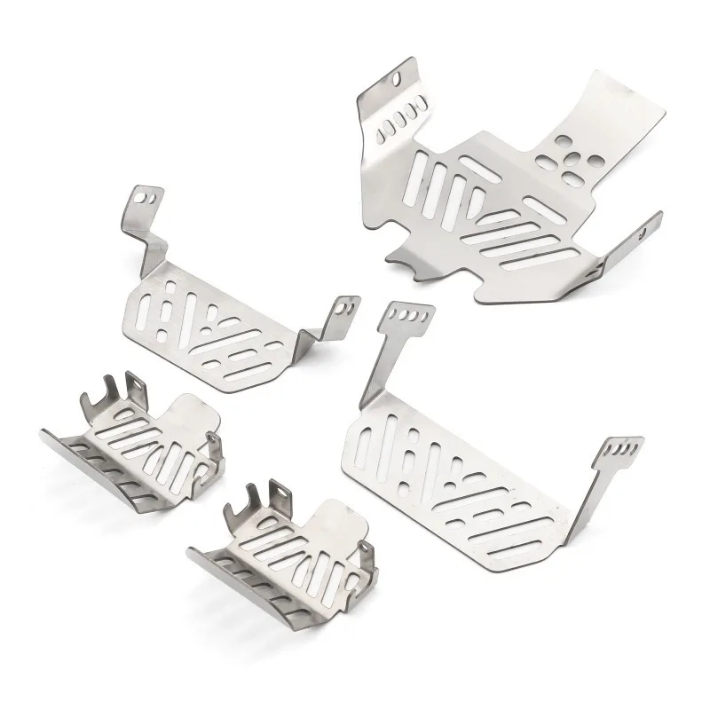 5 pcs/2 pcs 1/10 RC Chassis Armor Set voor TRX-4 Sport Auto Rvs Skid Plate voor Trxs TRX4 Sport Body Defender