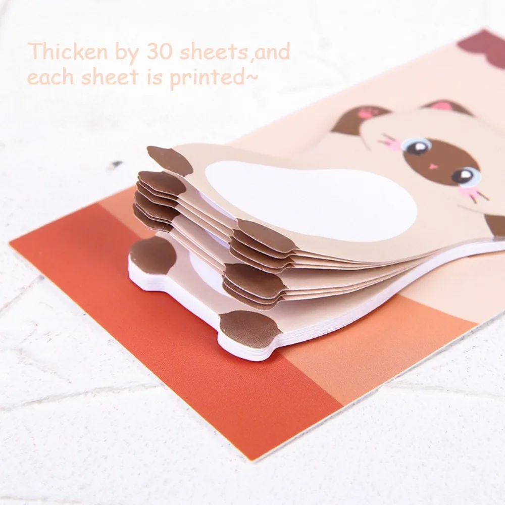 30sheets Cat Sticky Notes Cute Kawaii Memo Pad Index Check To Do List Sticker Funny Post Notepad Paper Stationery Daily Planner