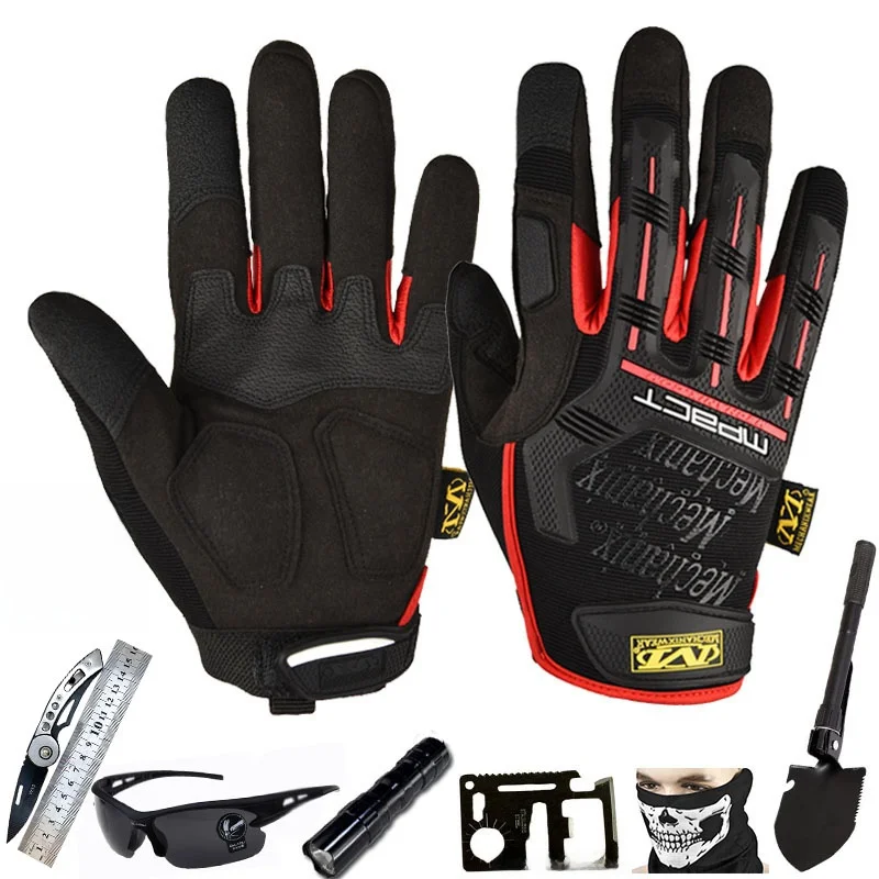 タクティカルグローブ-ユニセックス-フィットネス-アウトドア-特殊部隊トレーニング-滑り止め-耐摩耗性-オートバイライディンググローブ-フルフィンガー