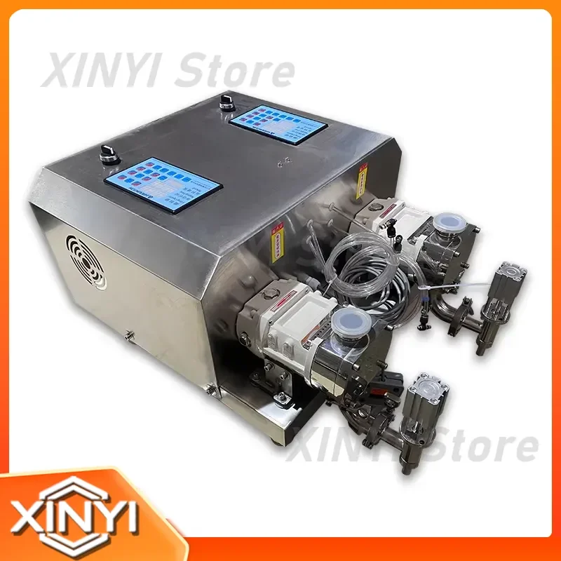 for High Viscosity Semi-Automatic Lobe Pump Filling Machine Servo Rotor Transfer Pump Sauce Cream Cosmetic Servo Gear