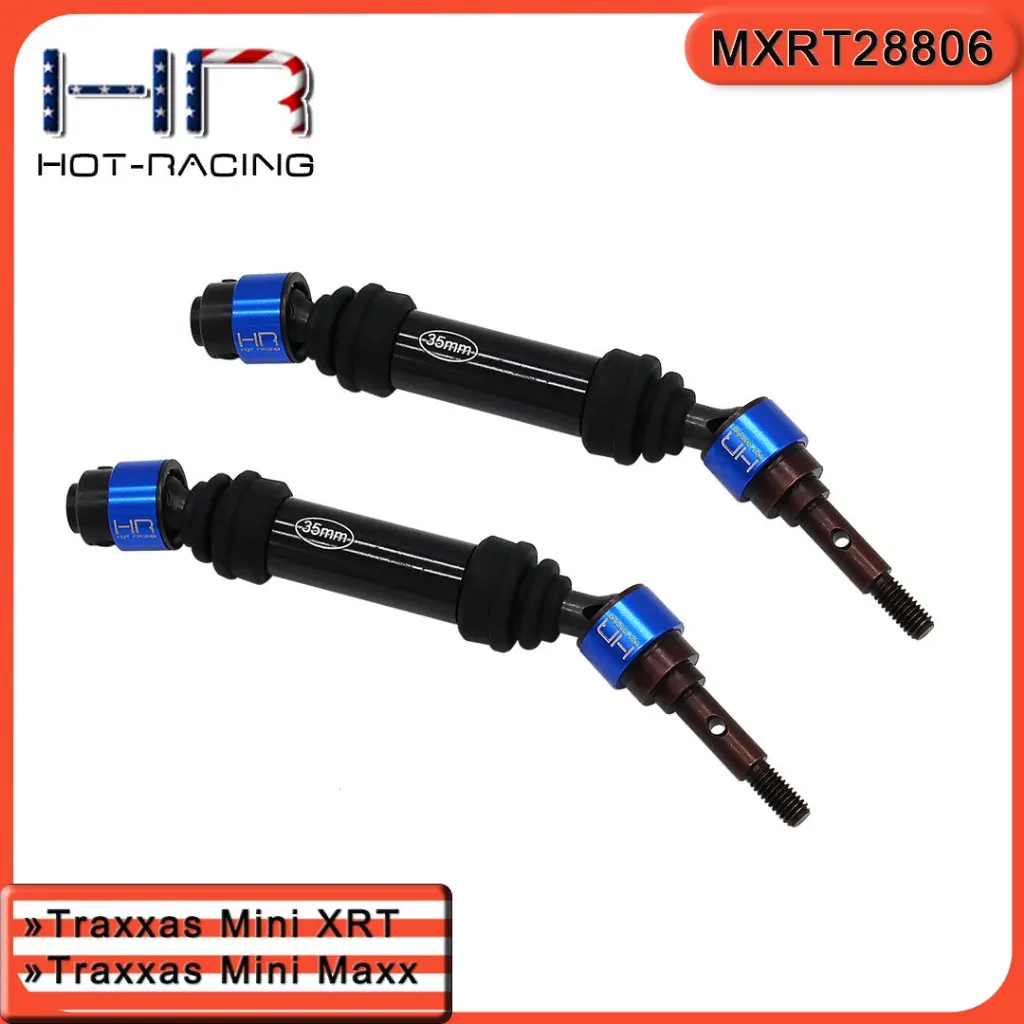 

HR Mini XRT/Mini Maxx Reinforced steel spline drive shaft for both front and rear 35mm