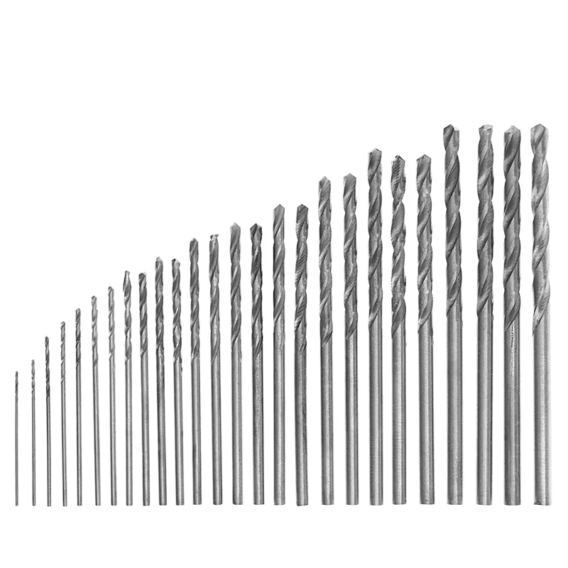 10 Pz/set Multifunzione Piccolo Micro HSS 0.7mm Codolo cilindrico Twist Foratura Bit