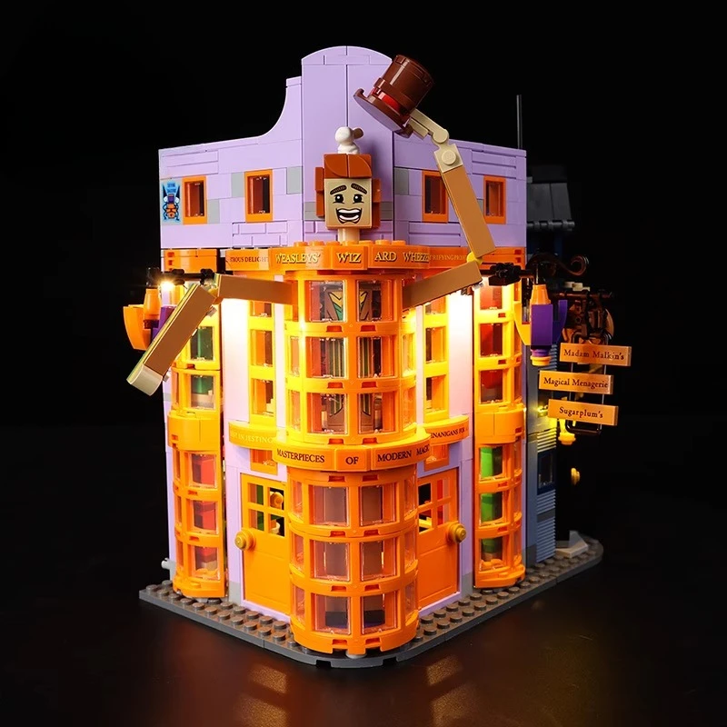 

No Model LED Lighting Set Suitable for LEGO Diagon Alley Weasleys Wizard Wheezes 76422 (Excluding Building Blocks)
