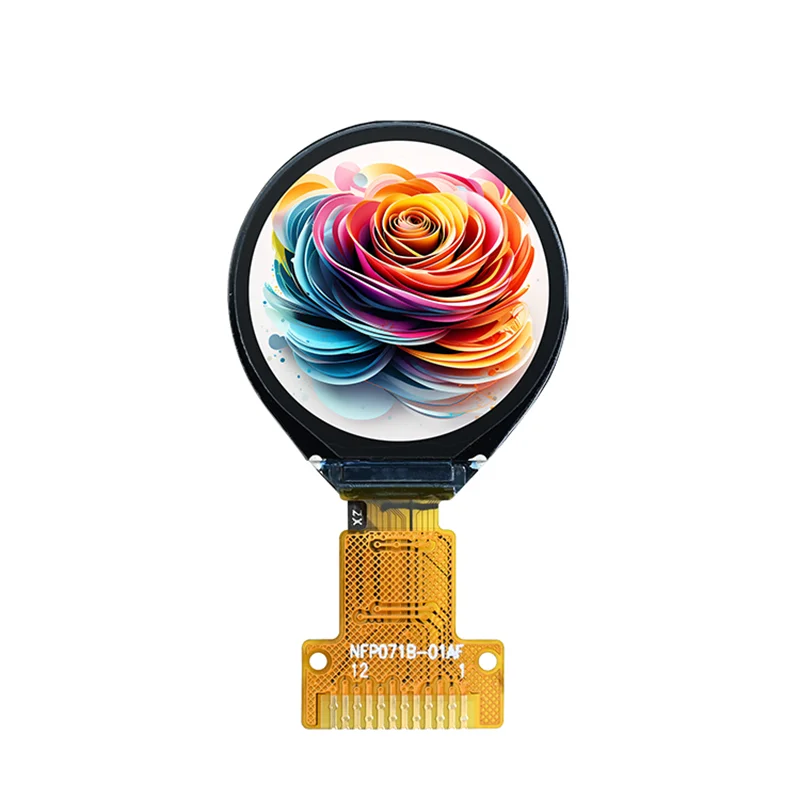 

0.71 inch 160*160 Resolution Circular IPS LCD Screen GC9D01 Driver Serial Screen HD SPI 12Pin