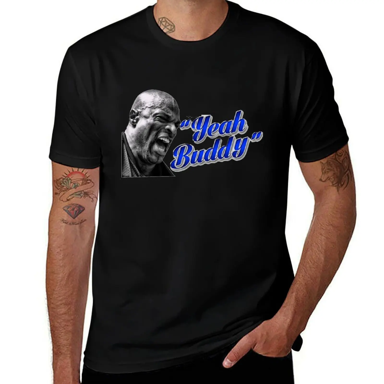 

Ronnie Coleman Yeah Buddy! T-Shirt Casual Daily Wear Short Sleeve Top