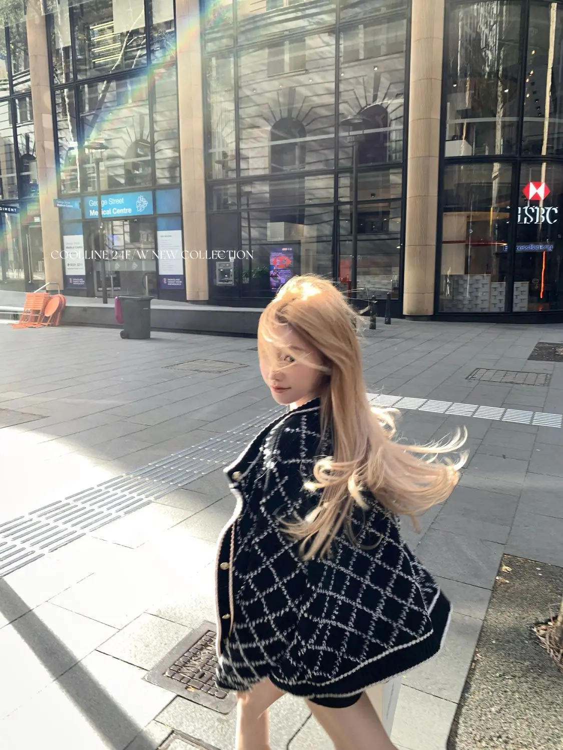 

Твидовый жакет женский синий весенний с подкладкой из овчины (шерпа), термо, с защитой от холода, с пуговицами, для повседневной носки