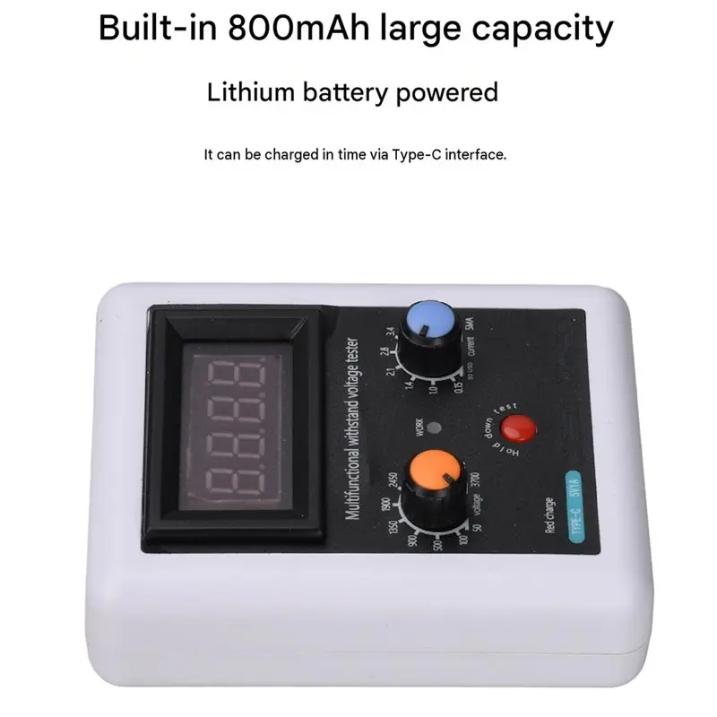 [NEWA76K!】 Voltage Breakdown Tester Alligator Clip IGBT And MOSFET Breakdown Voltage Tester