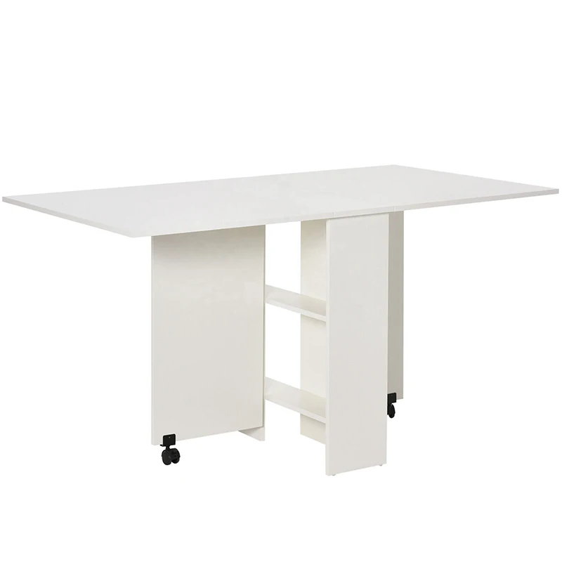 Simple and inexpensive dining room furniture wooden table modern folding dining table